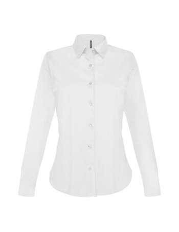 CAMISA MANGA LARGA MUJER ENTALLADA 2