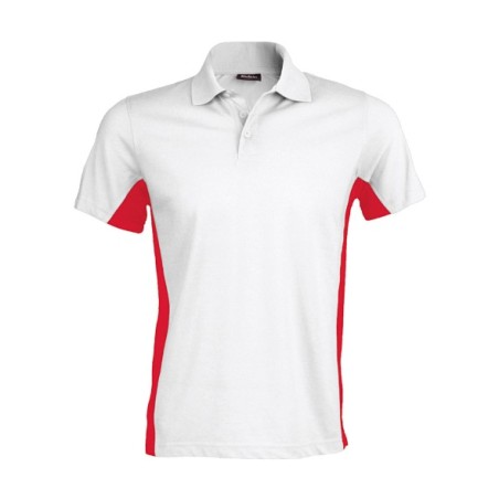 POLO DE TRABAJO MANGA CORTA BICOLOR FLAG
