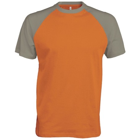 CAMISETA DE TRABAJO MANGA CORTA BICOLOR