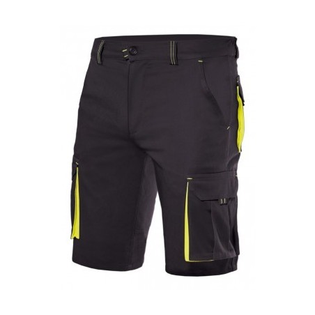 PANTALÓN LABORAL CORTO VERANO BICOLOR ELÁSTICO