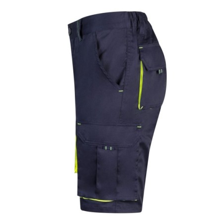 PANTALÓN LABORAL CORTO VERANO BICOLOR ELÁSTICO
