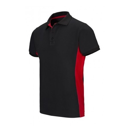 POLO DE TRABAJO COMBINADO CON CONTRASTES