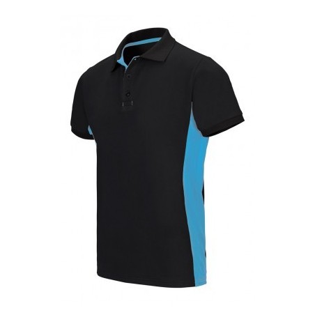 POLO DE TRABAJO COMBINADO CON CONTRASTES
