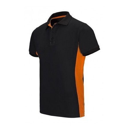POLO DE TRABAJO COMBINADO CON CONTRASTES
