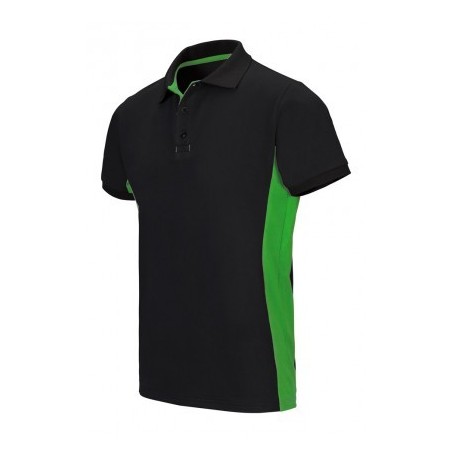 POLO DE TRABAJO COMBINADO CON CONTRASTES