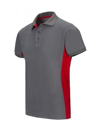 POLO DE TRABAJO COMBINADO CON CONTRASTES