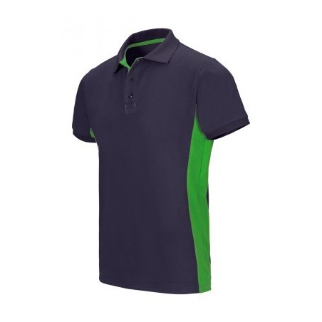 POLO DE TRABAJO COMBINADO CON CONTRASTES