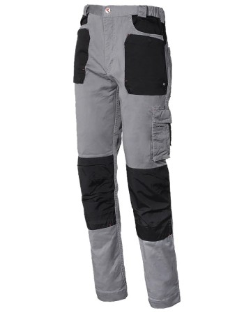 PANTALÓN DE TRABAJO ELÁSTICO STRETCH BOLSILLOS EXTRAIBLES