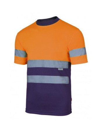 CAMISETA DE TRABAJO REFLECTANTE M/C BICOLOR 2
