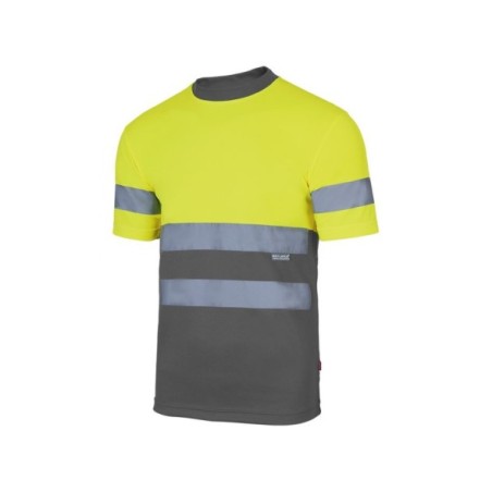 CAMISETA DE TRABAJO REFLECTANTE M/C BICOLOR