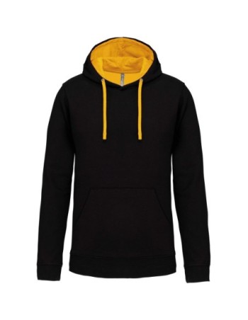 SUDADERA DE TRABAJO COMBINADA CON CAPUCHA