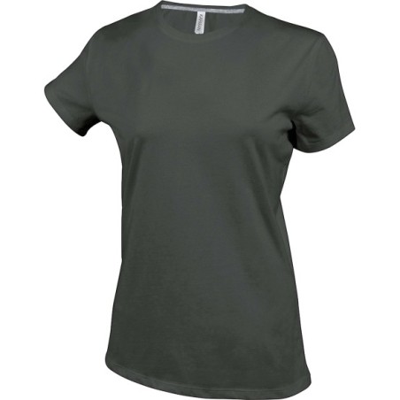CAMISETA MUJER MANGA CORTA ENTALLADA