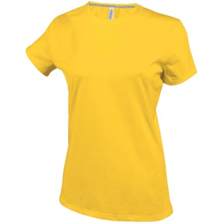 CAMISETA MUJER MANGA CORTA ENTALLADA