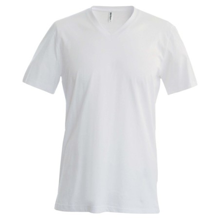 CAMISETA DE TRABAJO MANGA CORTA CUELLO PICO