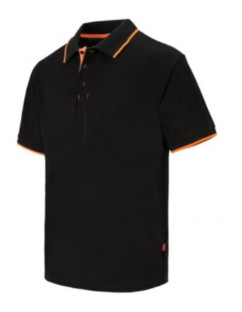 POLO BICOLOR CON VIVOS MANGA CORTA 2