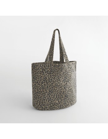Bolsa de lona con estampado de leopardo 2