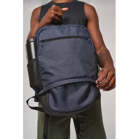 Backpack with ball compartment