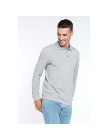 POLO DE TRABAJO HOMBRE MANGA LARGA AJUSTADO