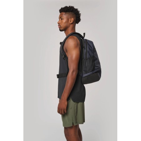 Backpack with ball compartment