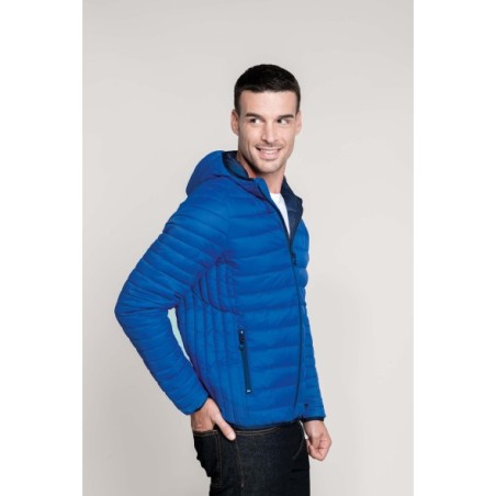 CHAQUETA ACOLCHADA LIGERA CON CAPUCHA HOMBRE