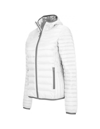 CHAQUETA ACOLCHADA LIGERA CON CAPUCHA MUJER 2