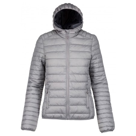 CHAQUETA ACOLCHADA LIGERA CON CAPUCHA MUJER