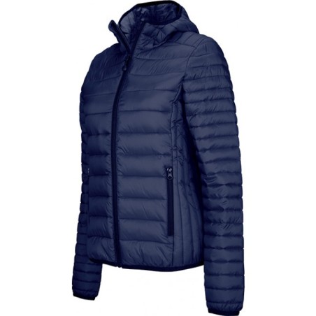 CHAQUETA ACOLCHADA LIGERA CON CAPUCHA MUJER