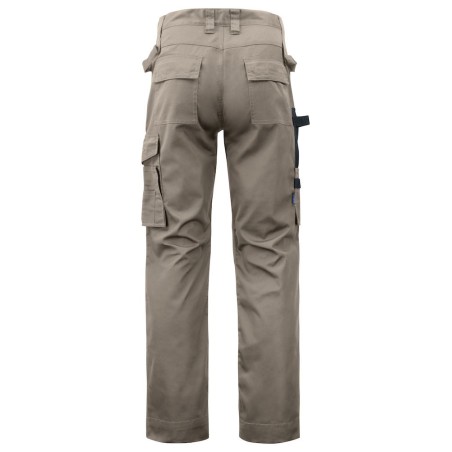 PANTALÓN DE TRABAJO BICOLOR REFORZADO TRIPLE COSTURA 