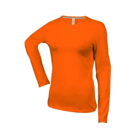 CAMISETA MUJER MANGA LARGA AJUSTADA