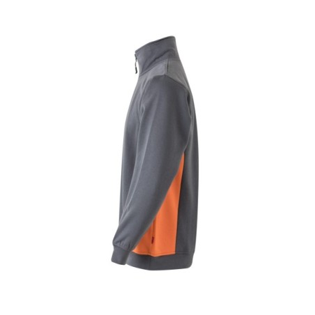 SUDADERA MEDIA CREMALLERA BICOLOR CONSTRASTES