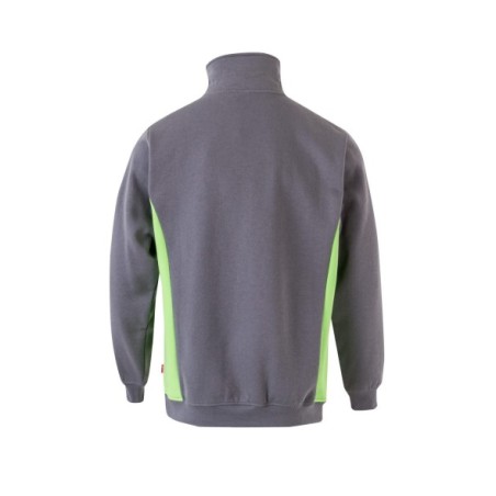 SUDADERA MEDIA CREMALLERA BICOLOR CONSTRASTES
