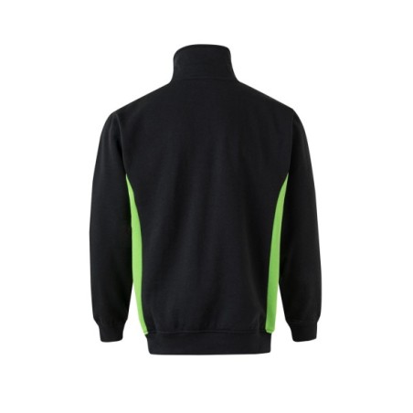 SUDADERA MEDIA CREMALLERA BICOLOR CONSTRASTES