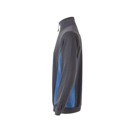 SUDADERA MEDIA CREMALLERA BICOLOR CONSTRASTES