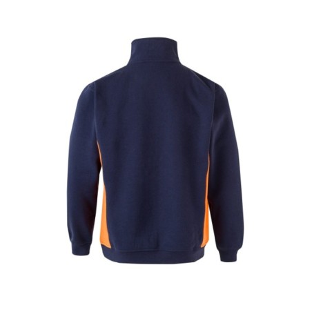 SUDADERA MEDIA CREMALLERA BICOLOR CONSTRASTES