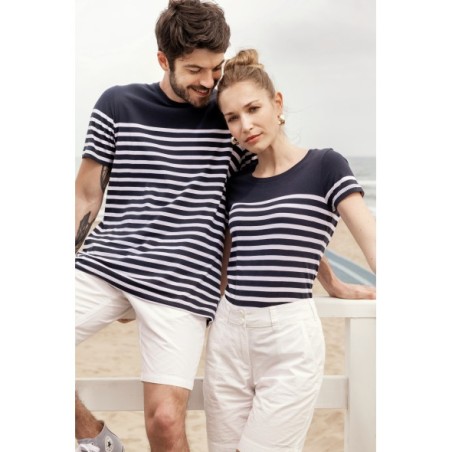 Camiseta marinera algodón orgánico mujer
