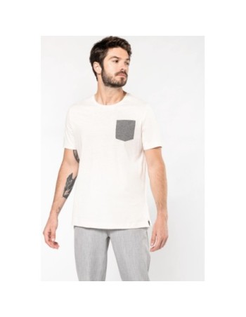 Camiseta algodón orgánico con bolsillo