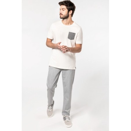 Camiseta algodón orgánico con bolsillo