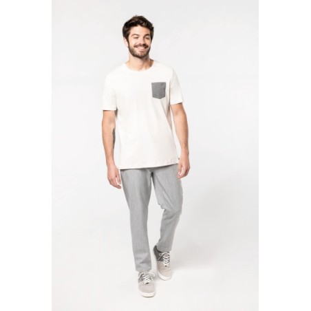 Camiseta algodón orgánico con bolsillo