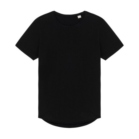 Camiseta con dobladillo redondeado hombre