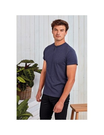 Camiseta ecorresponsable  \"Comis\" - cuello con botones...