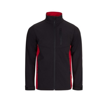 CHAQUETA CREMALLERA SOFTSHELL BICOLOR 