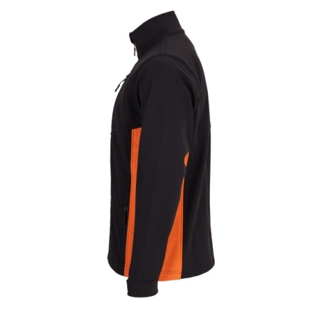 CHAQUETA CREMALLERA SOFTSHELL BICOLOR 