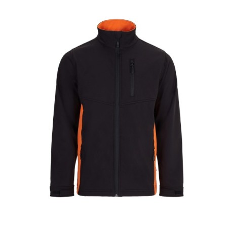 CHAQUETA CREMALLERA SOFTSHELL BICOLOR 