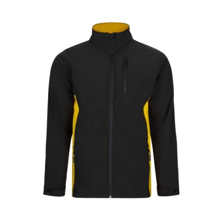 CHAQUETA CREMALLERA SOFTSHELL BICOLOR 