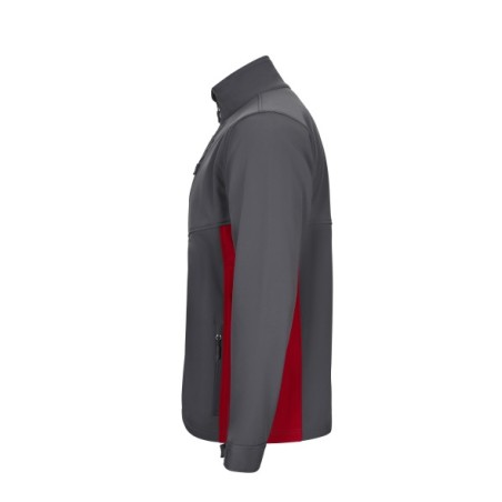 CHAQUETA CREMALLERA SOFTSHELL BICOLOR 