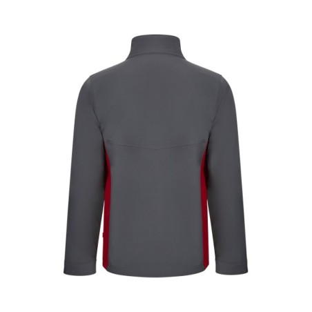 CHAQUETA CREMALLERA SOFTSHELL BICOLOR 