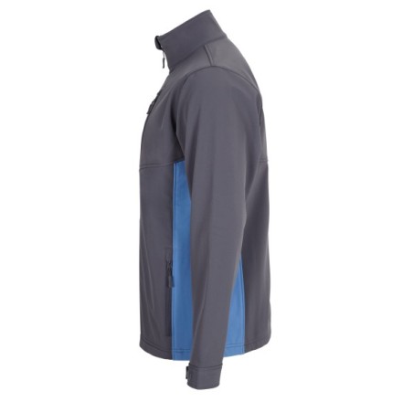 CHAQUETA CREMALLERA SOFTSHELL BICOLOR 