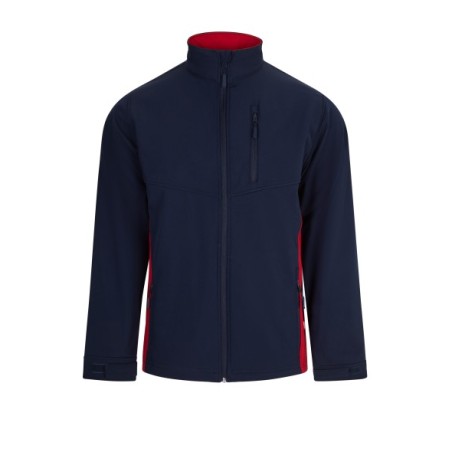 CHAQUETA CREMALLERA SOFTSHELL BICOLOR 