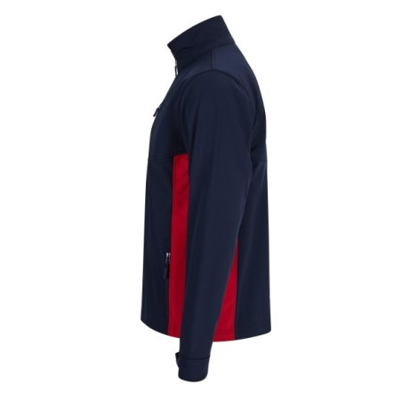 CHAQUETA CREMALLERA SOFTSHELL BICOLOR 