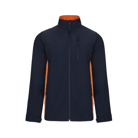 CHAQUETA CREMALLERA SOFTSHELL BICOLOR 